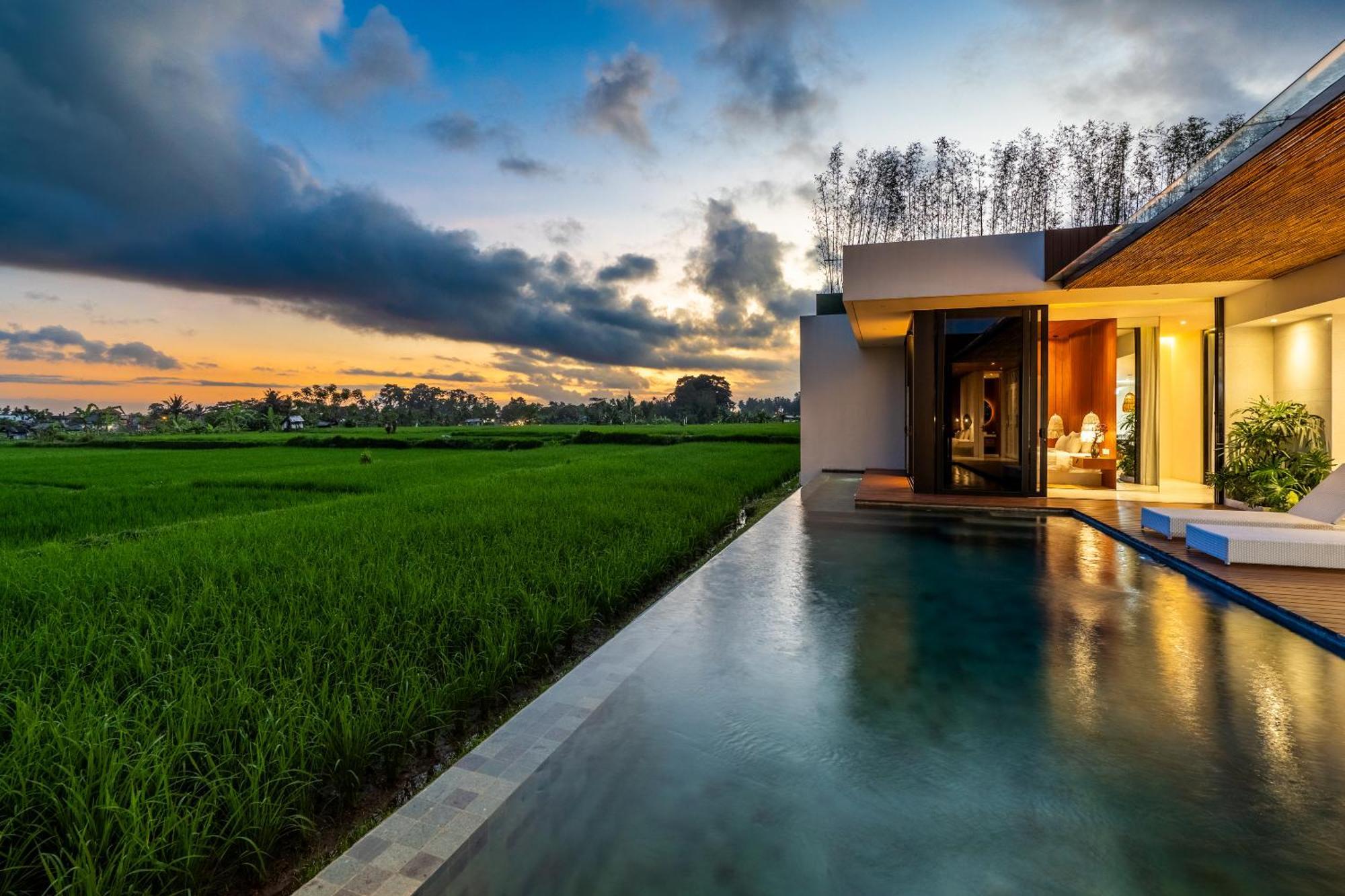 Green Flow Ubud Villas I Habitación foto